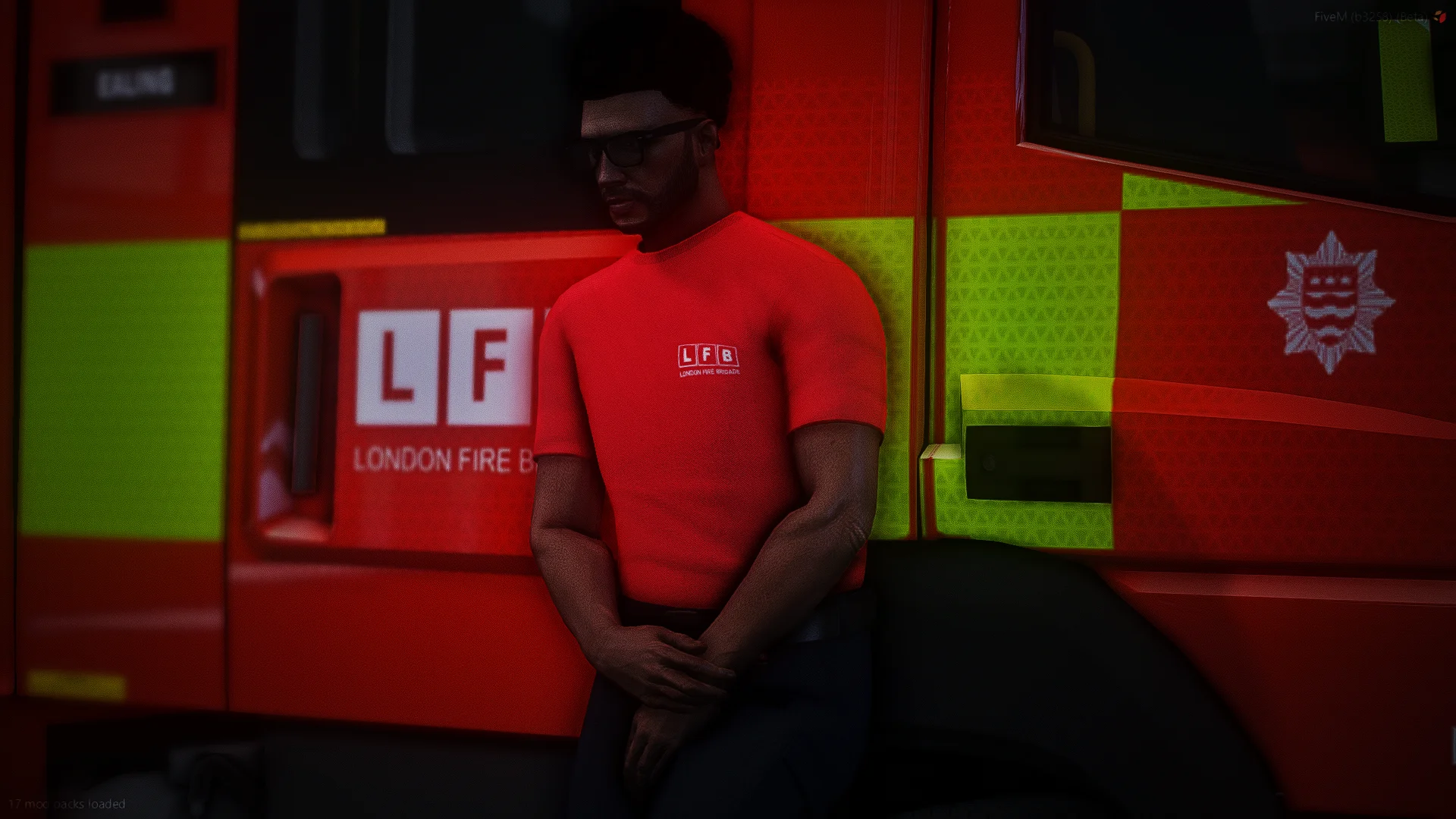 LFB out in full force.